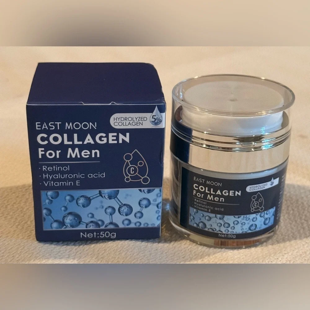 Collagen for Men Hydrolyzed Collagen Retinal Hyaluronic Acid Vitamin E  50g